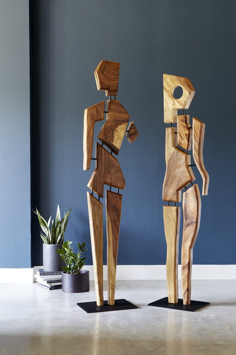 Decorating Essentials Modern Handcrafted Figurative Sculpture