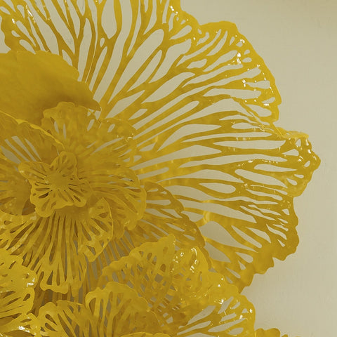 Flower Wall Art Modern Free Form Wall Sculpture