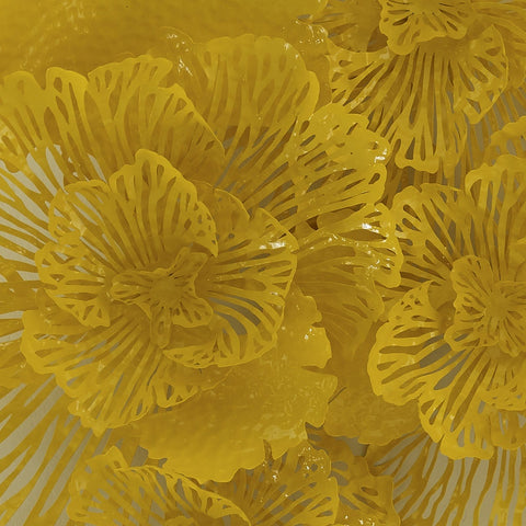 Flower Wall Art Modern Free Form Wall Sculpture