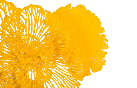 Flower Wall Art Modern Free Form Wall Sculpture