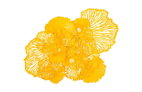 Flower Wall Art Free Form Glossy Wall Sculpture