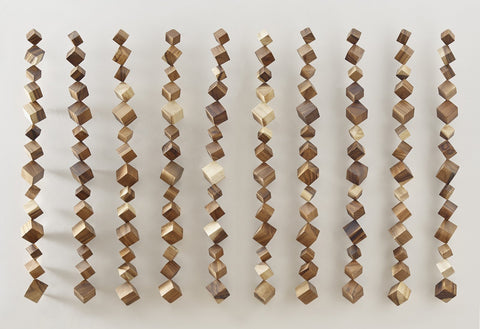 Dice Wall Art Organic Handcrafted Free Form Wall Sculpture