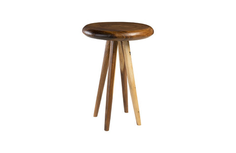 Timeless Minimalist Organic Modern Round Drink Table
