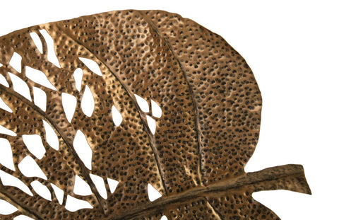 Birch Leaf Wall Art Handcrafted Modern Free Form Wall Sculpture