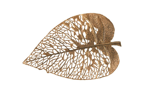 Birch Leaf Wall Art Handcrafted Modern Free Form Wall Sculpture