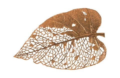 Birch Leaf Wall Art Handcrafted Modern Wall Sculpture