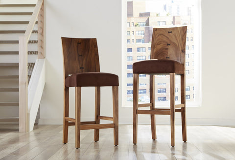 Parsons Nature-Driven Modernist Upholstered Bar Stool