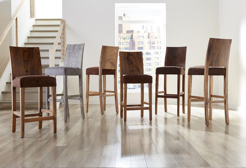 Parsons Nature-Driven Modernist Upholstered Bar Stool