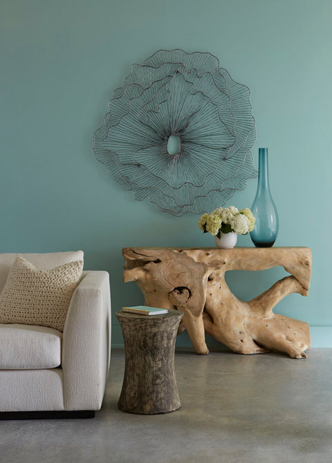 Poppy Flower Wall Art Modern Organic Free Form Wall Sculpture