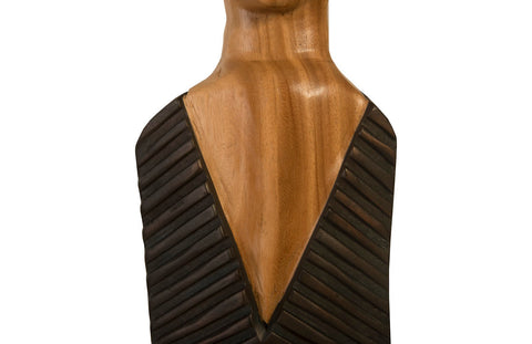 Decorating Essentials Contemporary Handcrafted Abstract Wood Sculpture