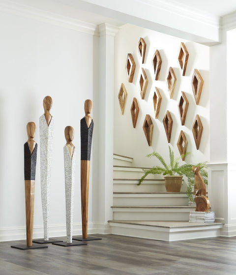 Decorating Essentials Handcrafted Abstract Asymmetrical Sculpture