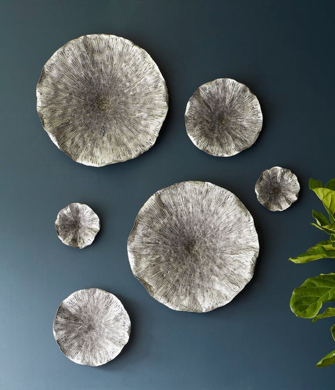 Lotus Wall Art Modern Handcrafted Glossy Wall Sculpture