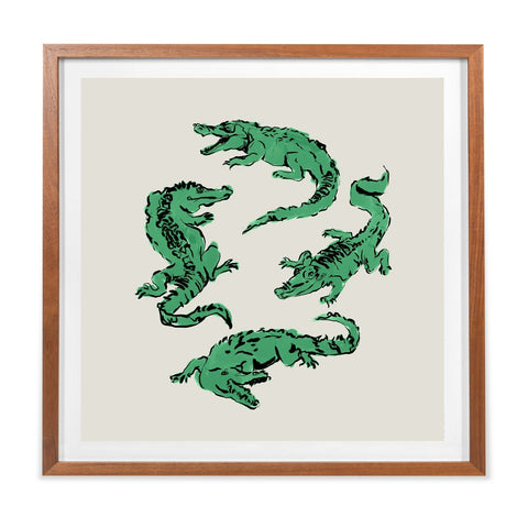 Fearful Symmetry 2 The Studio Square Print with Archival Ink Wall Art