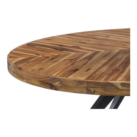 Moe's Home Collection Nature-Driven Modernist Geometric Round Dining Table - 72 W