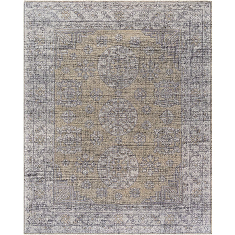 Artful Traditionalist Hand-Knotted Medallion Area Rug - Rectangle