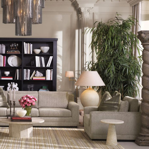 Decorating Essentials Handcrafted Distressed Cylinder Pedestal Stand