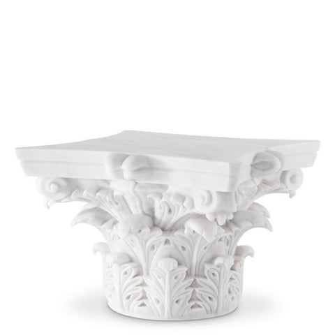 Artful Traditionalist Freeform Marble Coffee Table