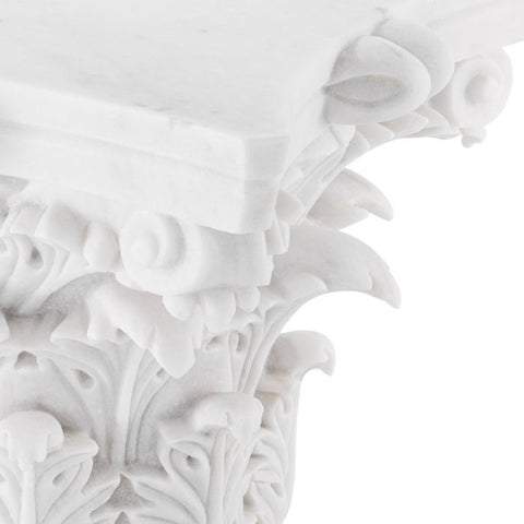 Artful Traditionalist Freeform Marble Coffee Table