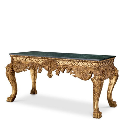 Eichholtz Artful Traditionalist Entryway Console with Lion Paw Feet