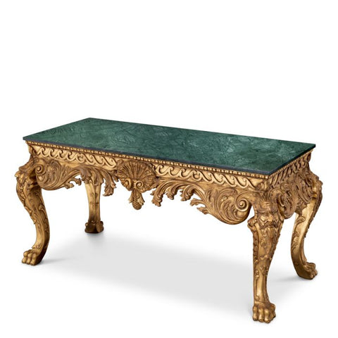 Eichholtz Artful Traditionalist Entryway Console with Lion Paw Feet