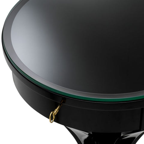 Eichholtz Artful Traditionalist Art Deco Round Drum Center Table