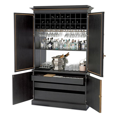 Kellam Contemporary Quiet Luxury Matte Bar Cabinet