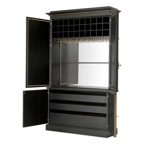 Kellam Contemporary Quiet Luxury Matte Bar Cabinet