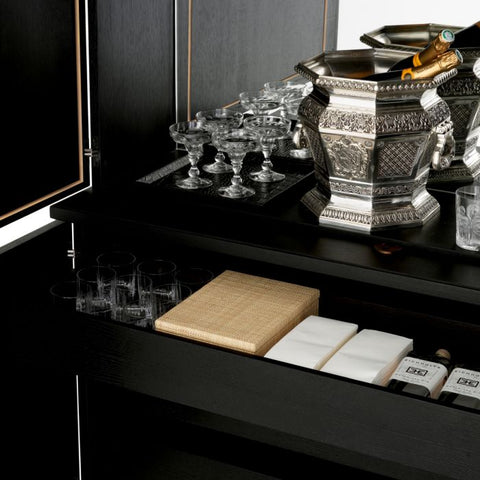 Kellam Contemporary Quiet Luxury Matte Bar Cabinet