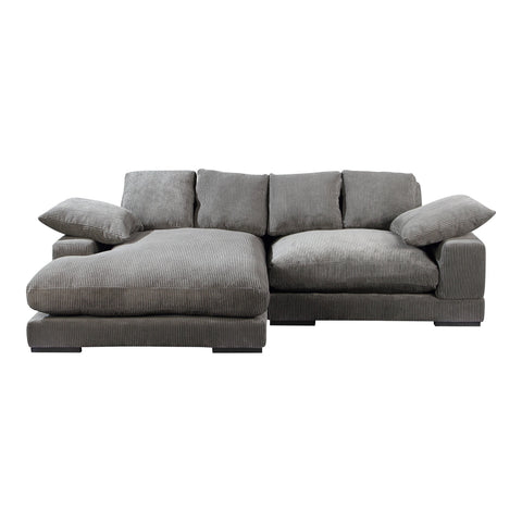 Timeless Minimalist Plunge Chaise Sectional for Contemporary Living Rooms
