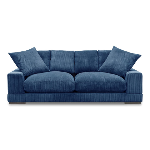 Timeless Minimalist Plunge Symmetrical Contemporary Standard Sofa