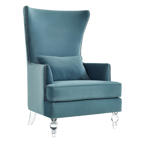 Timeless Minimalist Wingback Upholstered Accent Chair