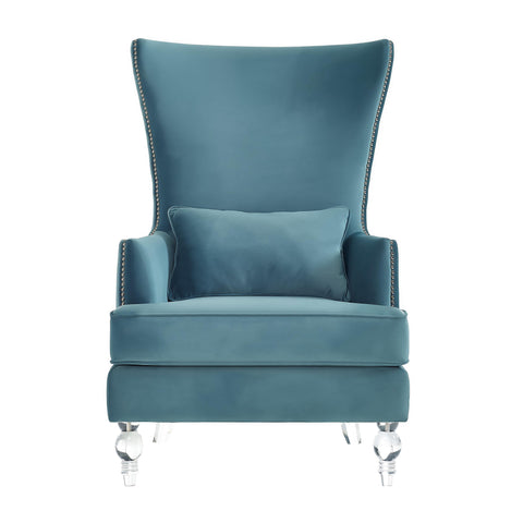 Timeless Minimalist Wingback Upholstered Accent Chair