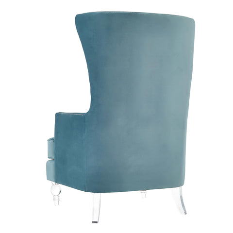 Timeless Minimalist Wingback Upholstered Accent Chair