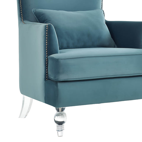 Timeless Minimalist Wingback Upholstered Accent Chair