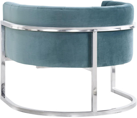 Timeless Minimalist Modern Velvet Barrel Accent Chair