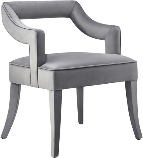 Timeless Minimalist Modern Velvet Upholstered Armchair