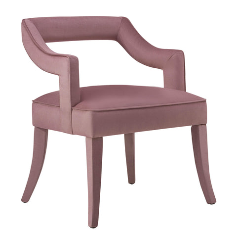 Timeless Minimalist Modern Velvet Upholstered Armchair