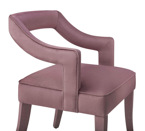 Timeless Minimalist Modern Velvet Upholstered Armchair