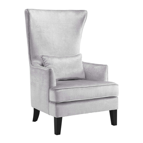 Timeless Minimalist Wingback Upholstered Accent Chair