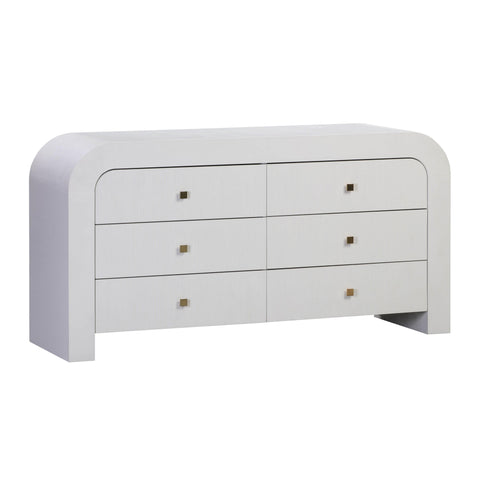 Hump Modern Double Dresser with Matte Finish