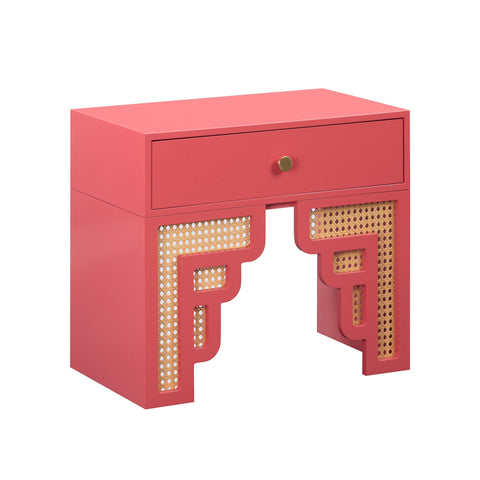 TOV Furniture Suzie Artful Traditionalist Art Deco Nightstand