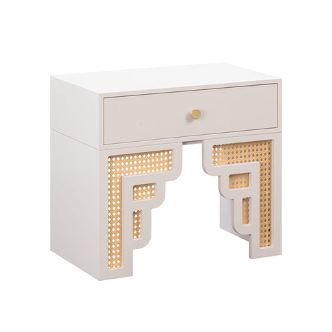 TOV Furniture Suzie Artful Traditionalist Art Deco Nightstand