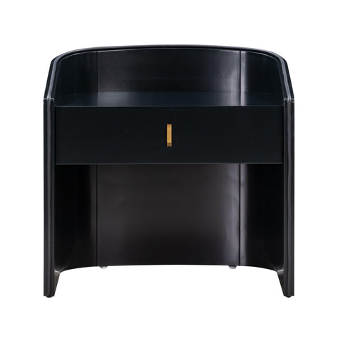 TOV Furniture Artful Traditionalist Art Deco Curved Nightstand