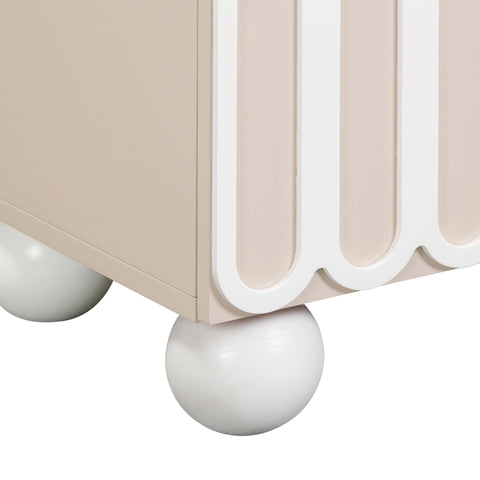 TOV Furniture Tori Contemporary Geometric Nightstand