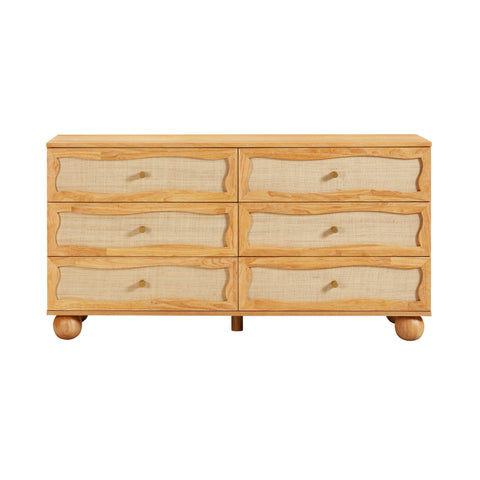 Grappa Bohemian Double Dresser with Knob Chest & Dresser