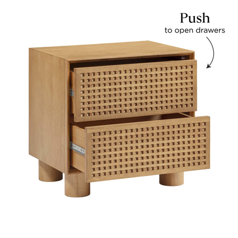 TOV Furniture Nature-Driven Modernist Organic Scandinavian Nightstand