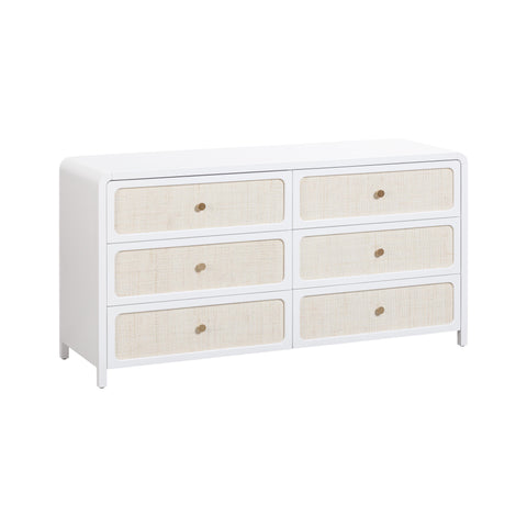 Patty Bohemian Double Dresser with Knob Handles Chest