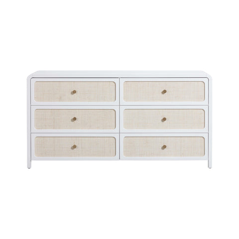 Patty Bohemian Double Dresser with Knob Handles Chest