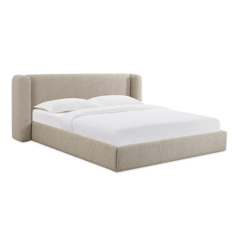 TOV Furniture Contemporary Babette Wingback Platform Bed - Queen - King - Queen