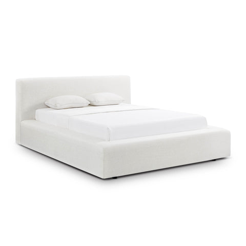 TOV Furniture Minimalist Meena Low Profile Platform Bed with Storage - Queen - Queen - King